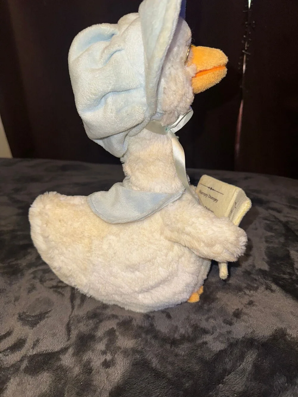 NWT Cuddle Barn Mother Goose Plush Blue Nursery Rhyme Soft Toy